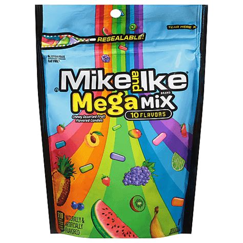 Mike and Ike Candy, 10 Flavors, Mega Mix 10 oz | Grocery | Chief Markets