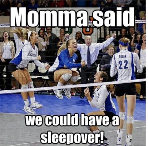 Haha Looks Like All Of The Sqms Vb Team At Districts Volleyball