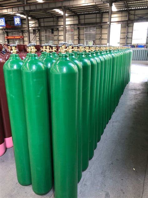 46 7L 150bar High Pressure Vessel Seamless Steel CO2 Carbon Dioxide Gas