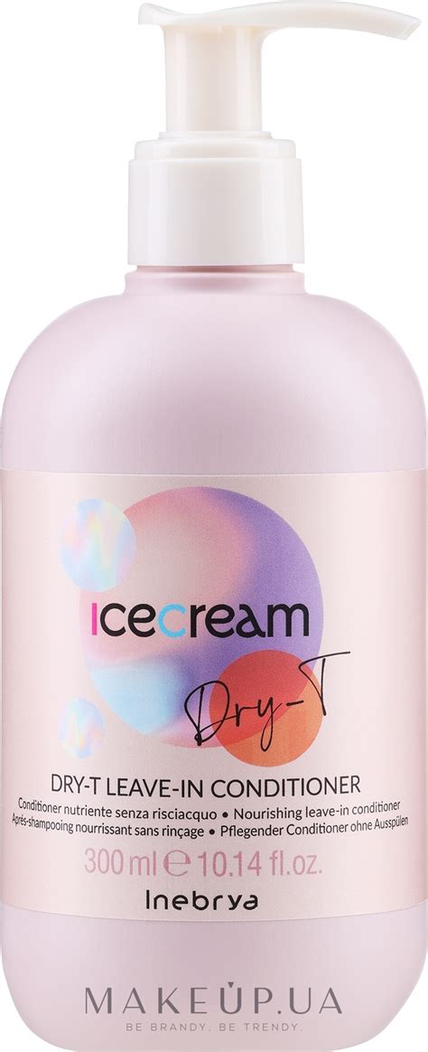 Живильний незмивний кондиціонер для волосся Inebrya Ice Cream Dry T