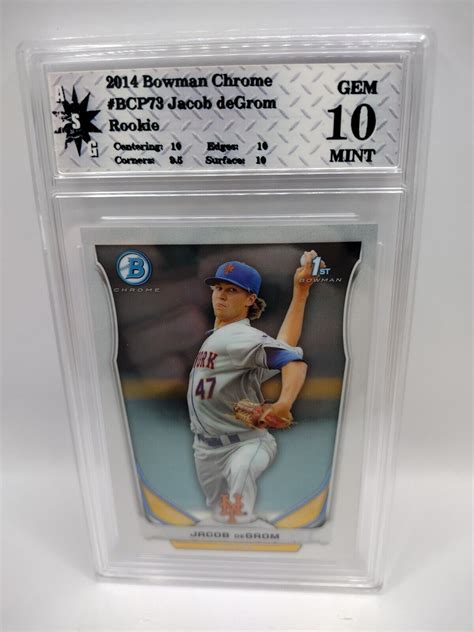 Bowman Prospects Chrome Bcp Jacob Degrom Rc For Sale Online