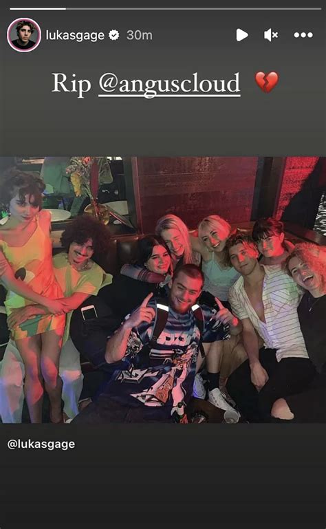 Celebrities Mourn “Euphoria” Actor Angus Cloud’s Death