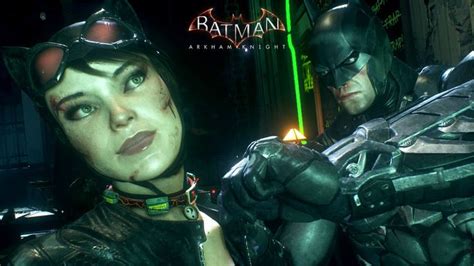 Batman Saving Catwoman Riddler Chalenges Batman Arkham Knight