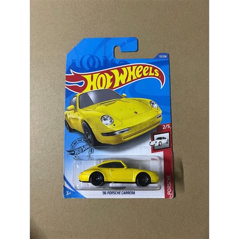 LeHuong Diecast Xe Hot Wheels 96 Porsche Carrera Màu Vàng Shopee Việt Nam