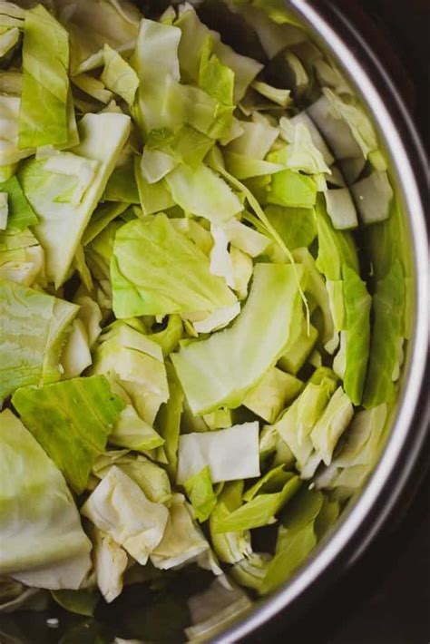 Easy Instant Pot Cabbage Vegan Shane And Simple