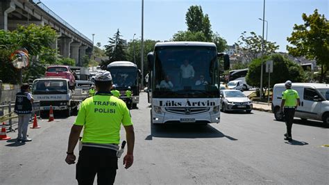 15 Temmuz Demokrasi Otogarı nda otobüslere denetleme yapıldı