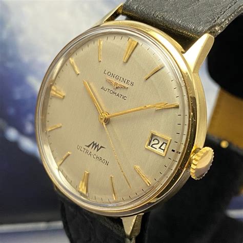 Longines Ultra Chron Vintage Automatic Gold 18k No Catawiki