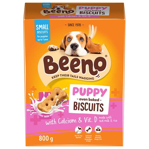 Beeno Calcium Puppy Biscuits Dog Treats 800gm - Bob Martin & Co