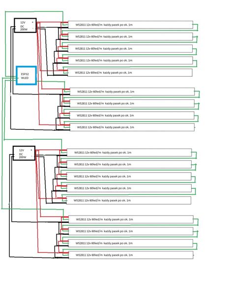 Led Rgb Ws Esp Jakie Przewody Do Zasilania I Danych