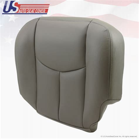 2003-2006 Chevy Tahoe Suburban driver Bottom Leather Seat Cover Gray ...