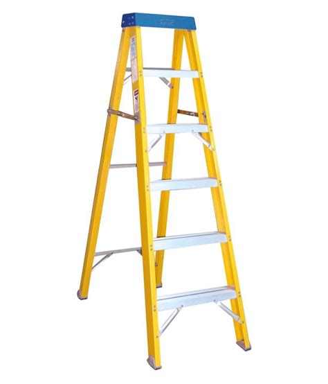 Feet Fibreglass Fiberglass Step Ladder Fs Ft Five Steps Size