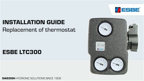 Replace The Thermostat Esbe Ltc Load Unit Youtube