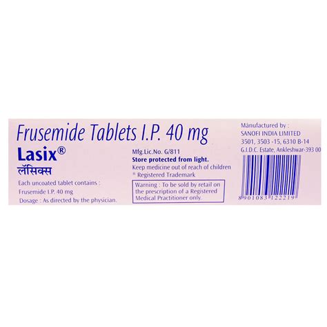 Lasix Tablet Uses Side Effects Price Apollo Pharmacy