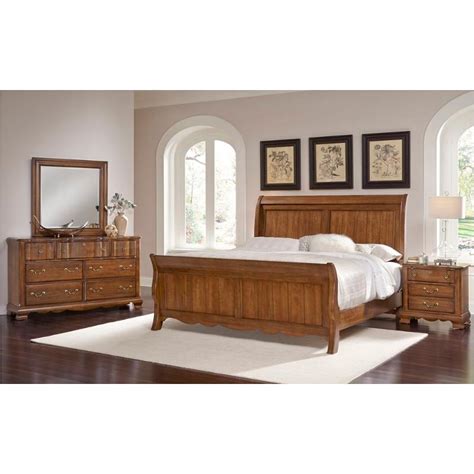 Villa Sophia Antique Cherry Bedroom Set Vaughan Bassett Furniture