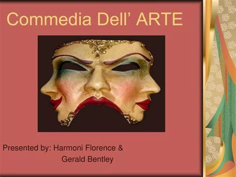 Ppt Commedia Dell Arte Powerpoint Presentation Free Download Id