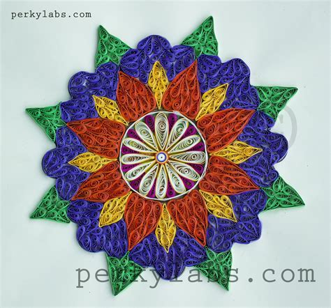 Perkylabs Quilled Frame Mosaic Quilling Design