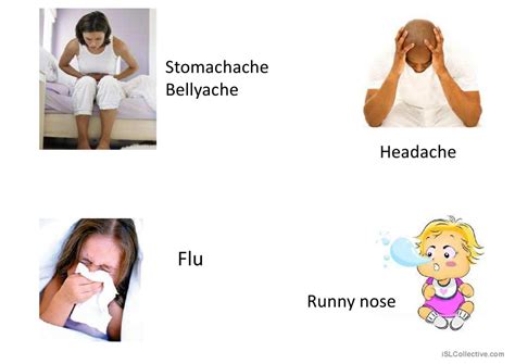 Common Health Problems English Esl Powerpoints