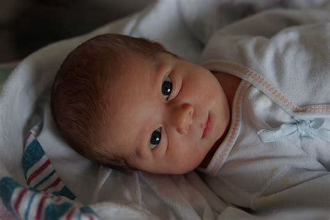 Moebius Syndrome and Our Family: Hannah - one month