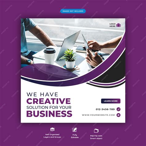 Premium Psd Creative Agency Business Promotion Social Media Post Template