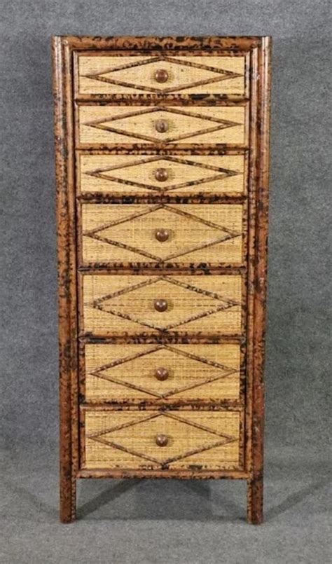 Bamboo Lingerie Chest For Sale At 1stDibs