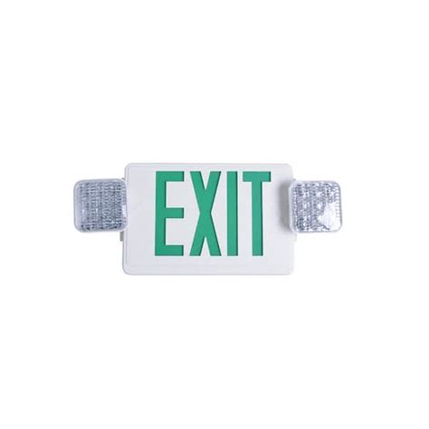 Buy Combo Watt Equivalent Integrated Led White Exit Sign And