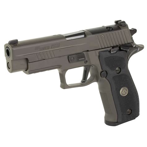 Sig Sauer P Legion Comp Hga Mm In Bbl Gray Sao Xray Ns Black G