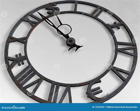 Business clock stock illustration. Illustration of profit - 7525450 