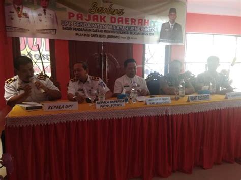 UPT Pendapatan Jeneponto Sosialisasi Pajak Daerah