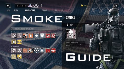 R6 Siege Operator Guide Smoke Youtube