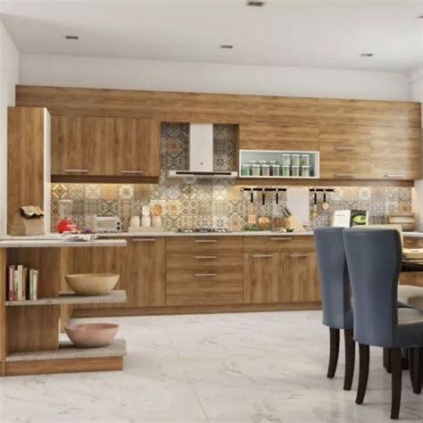 Straight Modern Wooden Modular Kitchen At Rs Square Feet In