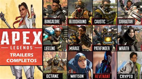 Conoce A Todas Las Leyendas De Apex Legends Presentación Oficial De