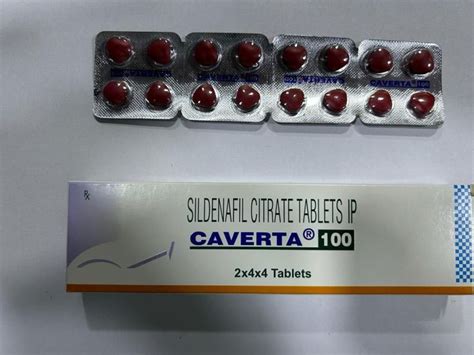 Caverta 100mg Tablets For Erectile Dysfunction Packaging Type