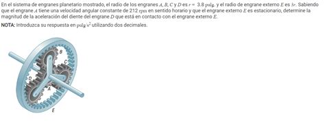 Solved In The Planetary Gear System Shown The Radius Of Chegg