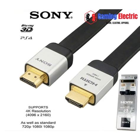 Jual Kabel Hdmi Sony Cable Hdmi To Hdmi Gold Plate K Shopee