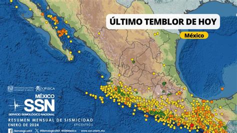 Mexico Informa Islam Temblor En México Hoy Epicentro Hora Y Magnitud