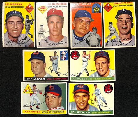 Lot Detail Lot Of Topps Baseball Cards W