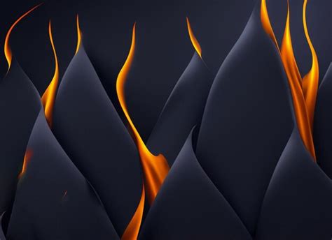 Premium AI Image | black fire background red