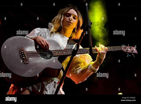 Pegaso park, Jesolo, Italy, August 05, 2021, Francesca Michielin singing on the stage during ...