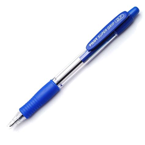 Caneta Esferográfica Super Grip 0 7mm Pilot Azul Pilot Canetas