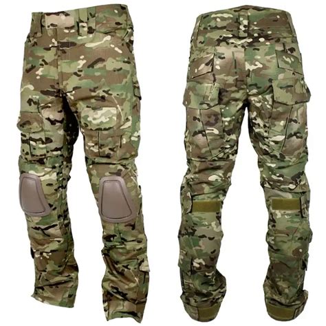 Woodland Camouflage Combat Pants Hunting Trousers Men Cargo Bdu Pants Military Army Camo Airsoft