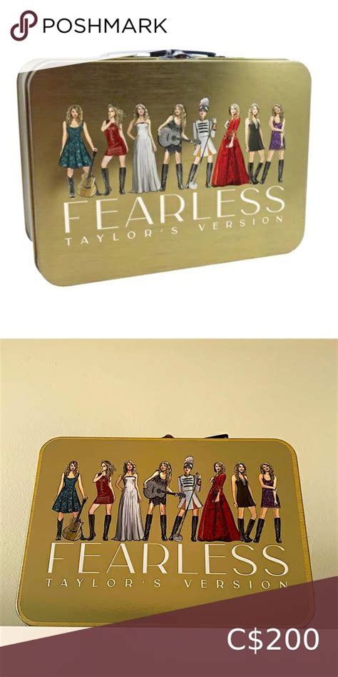 Taylor Swift Fearless Taylors Version Metal Lunch Box Special