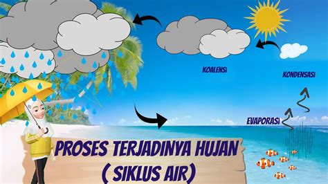 Proses Terjadinya Hujan Siklus Air Kelas 3 Sd Tema 5 Subtema 3 Youtube