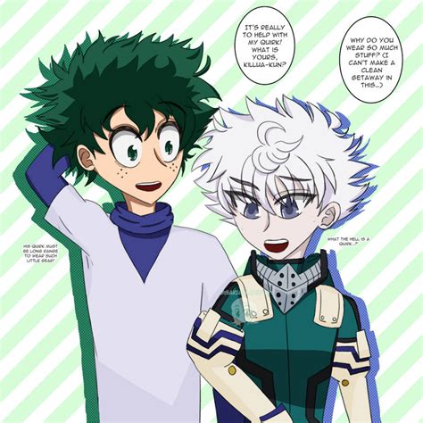 Izuku And Killua Switch Outfits By Sakurataiyaki On Deviantart