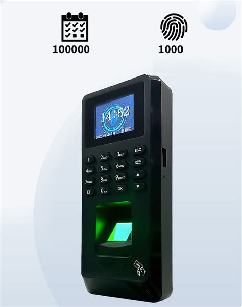 Biometric Rfid Card Reader Password Fingerpring Recognition Time