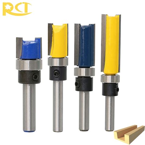 RCT 1 4 Shank Bearing Flush Trim Router Bit Wood Cutter Straight Bit