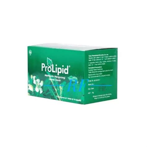 jual prolipid  pro lipid caps isi  indofarma kemasan box