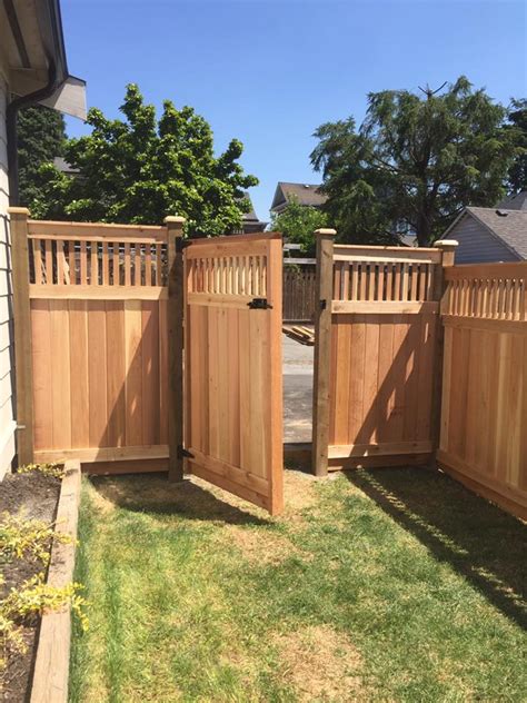 Custom Cedar Gates - Kambere Fences