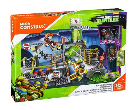 Mega Bloks Teenage Mutant Ninja Turtles Sewer Lair Building Kit Dmx