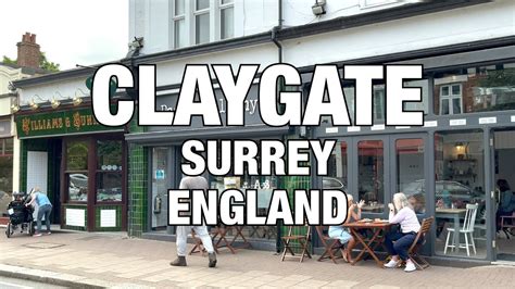 Claygate Street View Surrey Uk England 🇬🇧 2022 4k Hdr Youtube