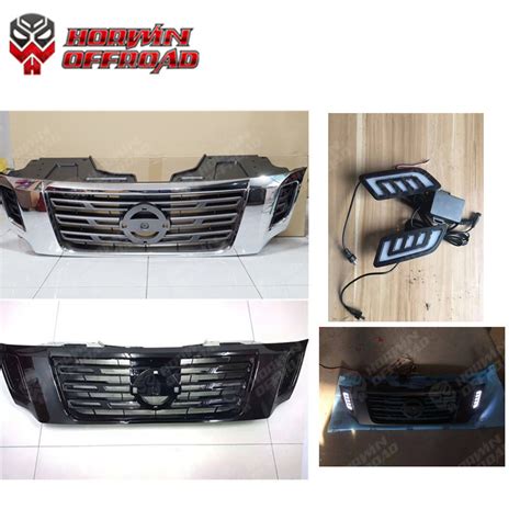 Navara Np Frontier Auto Car Front Grille With Led Drl China X